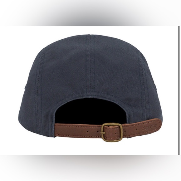 Supreme Washed Chino Twill Camp Cap Navy - Picture 2 of 2